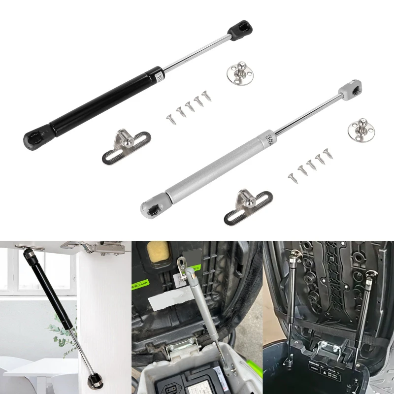 2pcs Gas Spring Shocks Struts Lift Support for Hydraulics Piston Lid Stay Window Cabinet for Cabinet Door Hinge Furniture