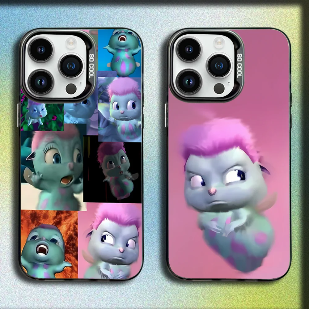 

Funny B-Bibble Meme Phone Case For iPhone 16,15,14,13,12,11,Mini,Pro,E,MAX Gray Matte Silicone Black Cover
