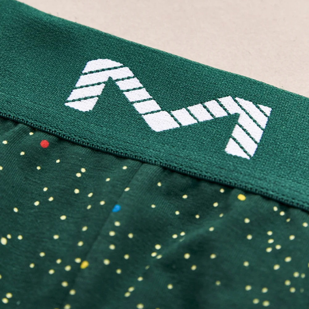 Men Casual Printed Breathable Briefs Undershorts Comfortable Middle Rise Bulge Pouch Soft Triangle Underwear Lingerie