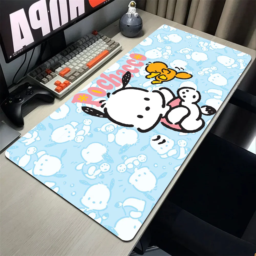 Kawaii Pochacco Cartoon Anime-S Mousepad Mouse Mat Desk Mat With Pad Gaming Accessories Prime Gaming XXL Keyboard Pad Padding