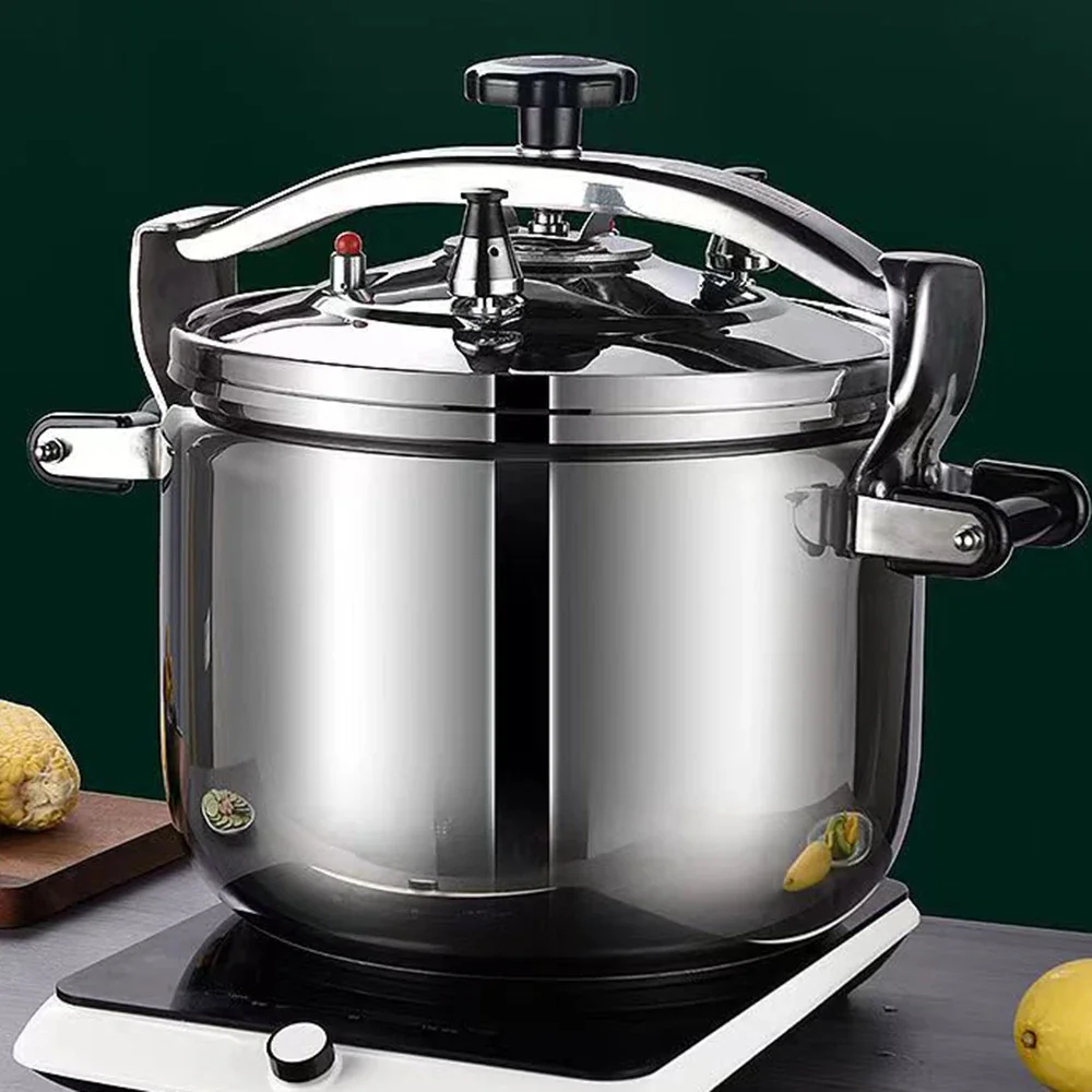 3-50L سعة كبيرة قدر الضغط التجاري انفجار برهان أواني الحساء سميكة المقاوم للصدأ الضغط المعلب تجهيزات المطابخ المطبخ