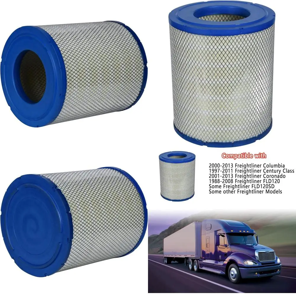 

Engine Air Filter for Freightliner Trucks, Replaces A25139M, A4908, P185069, LA1849, RS3518, A2120, 46556