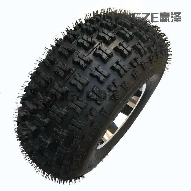 Modified four-wheel steel tube ATV go-kart accessories 22X10-10 inch butterfly flower tire aluminum alloy wheels