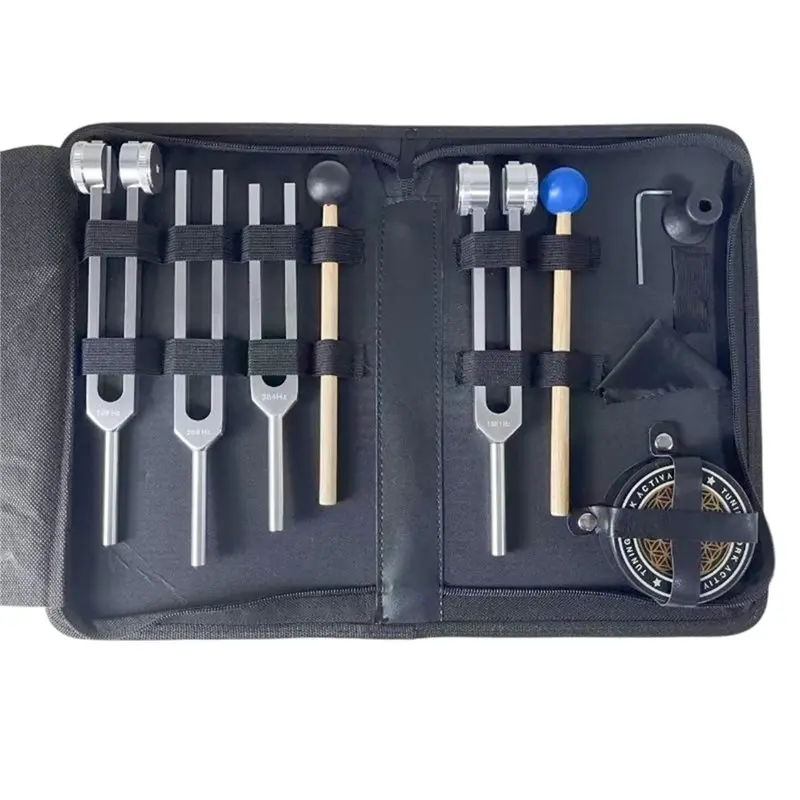 

Алюминиевые тюнинг-вилки для звукотерапии 128Гц/256Гц/384Гц/136.1Гц/528Гц, ударные инструменты - AT20