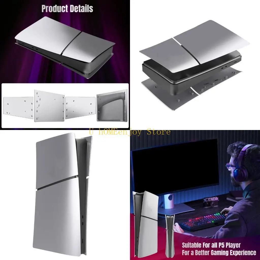 B0KF ABS Hard Faceplate Protector Cover Skin Consoles Dustproof Case Shell Fit for Slim Digital Edition Game Accessory