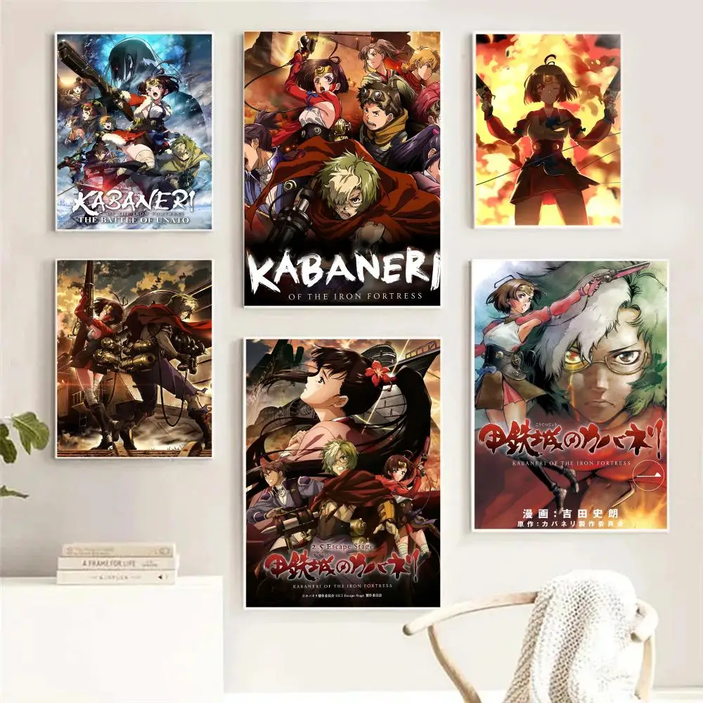 

Poster HD Art Sticky Wall Waterproof Home Living Room Bedroom Bar Aesthetic Decoration K-KABANERI OF THE IRON