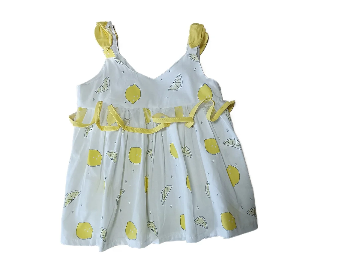 

Girls Dress Summer Korean Children's Clothes Baby Girl Cute Vest Dress Kids clothes 2024