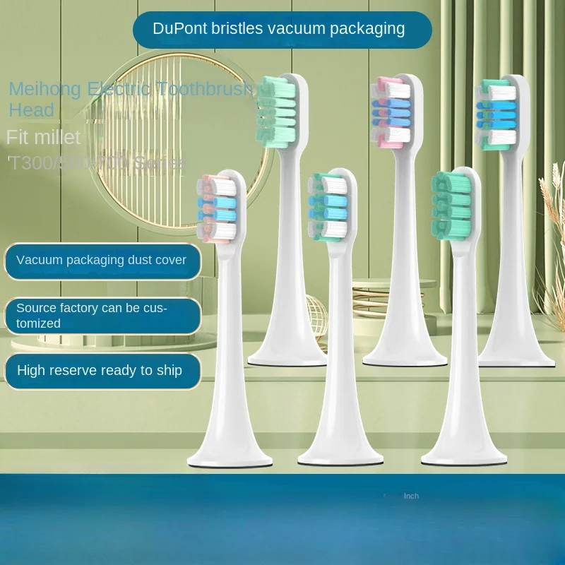 2024 Meihong Adapted to Xiaomi/Mijia T300/500/T700 Electric Toothbrush Head T100/200/301/302/501