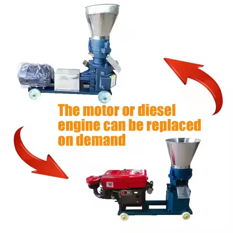 Animal Sinking Pellet Feeding Pellet Making Machine Pig Rabbit Chicken Duck Fodder Feed Processing Machine