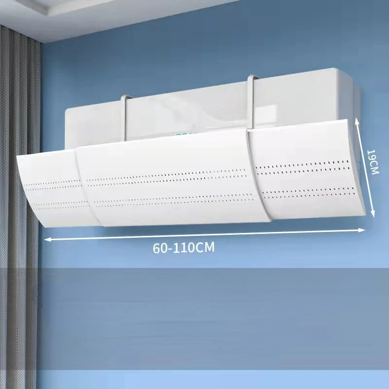 Avoid Punch Wind Deflector Straight Blow Outlet Wind Shields Wall-mounted Air Conditioning Wind Deflector Scalable Universal