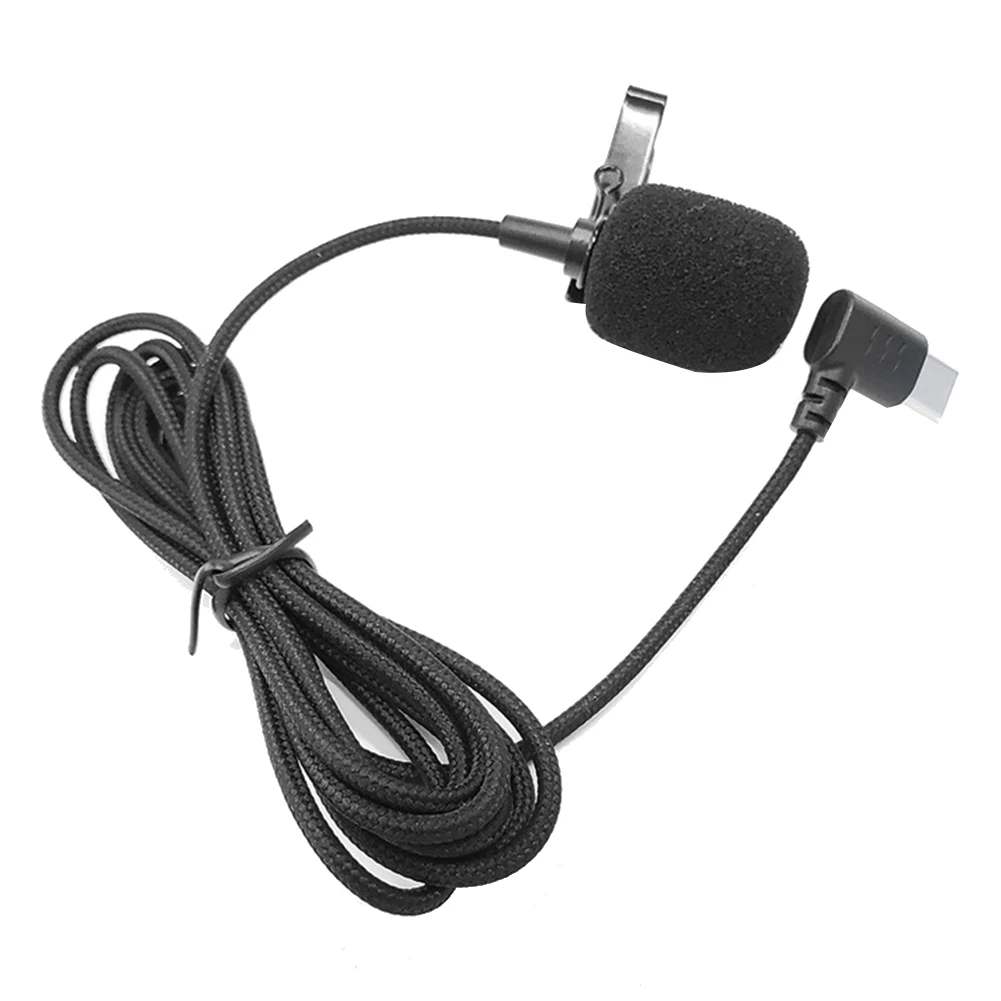 Micrófono Lavalier tipo C externo, accesorios de Cámara de Acción de mano para SJCAM SJ8, SJ9, SJ10