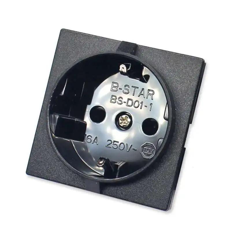 

European Germany Waterproof Schuko Socket Outlet Snap In Receptacle For UPS