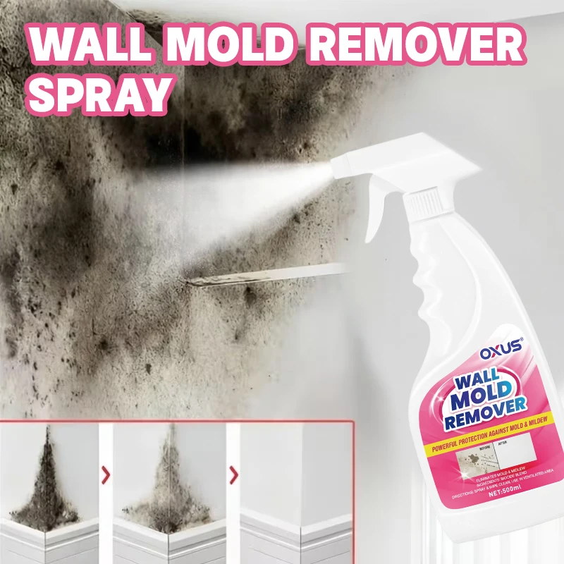 Mold Remover Spray Prevent Fungus Furniture Tile Wall Stains Removal Sink Descale Antibacterial Bathroom Mildew Cleaning Agent