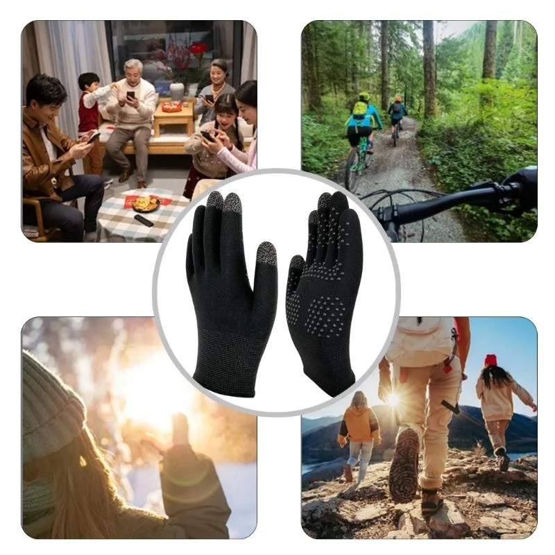 Guantes pantalla táctil 2pcs Gamer Unisex Soft and Sun Protective Gaming manga dedos Mejorar manejo del teléfono