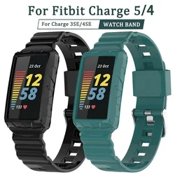 Watchband cover For Fitbit Charge 6 5 Smart watch band Sports strap For Fitbit Charge 6 5 4 3 SE Wriststrap Bracelet Correa