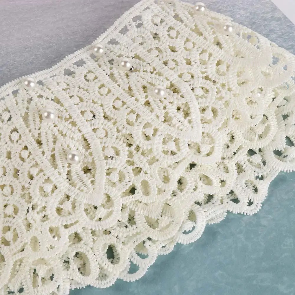 False Collar Collar Lace Fake Collar Dress Decorative Shoulder Pearl Decoration Shirt Collar Cotton Detachable Shawl Sewing