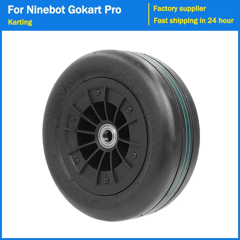 

Original 80/60-5 Tire Front Wheel Assembly for Segway Ninebot Gokart Pro Gokart Kit Karting Tyre Accessories Front Wheel Parts