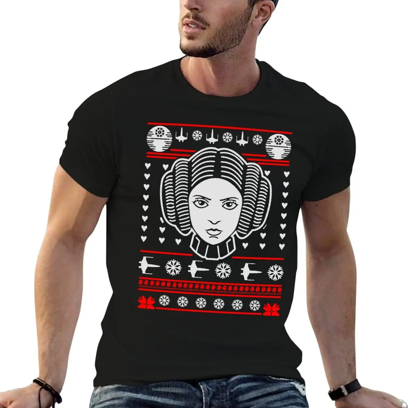 PRINCESS CHRISTMAS T-Shirt man t shirt cotton high quality t shirts for man graphic tees man t shirts graphic T-shirt
