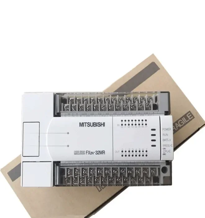 

Hot sell New Advanced Industrial Controller FX2N Micro PLC Programming FX2N-32MR-001 220VAC with Faster Program Execution