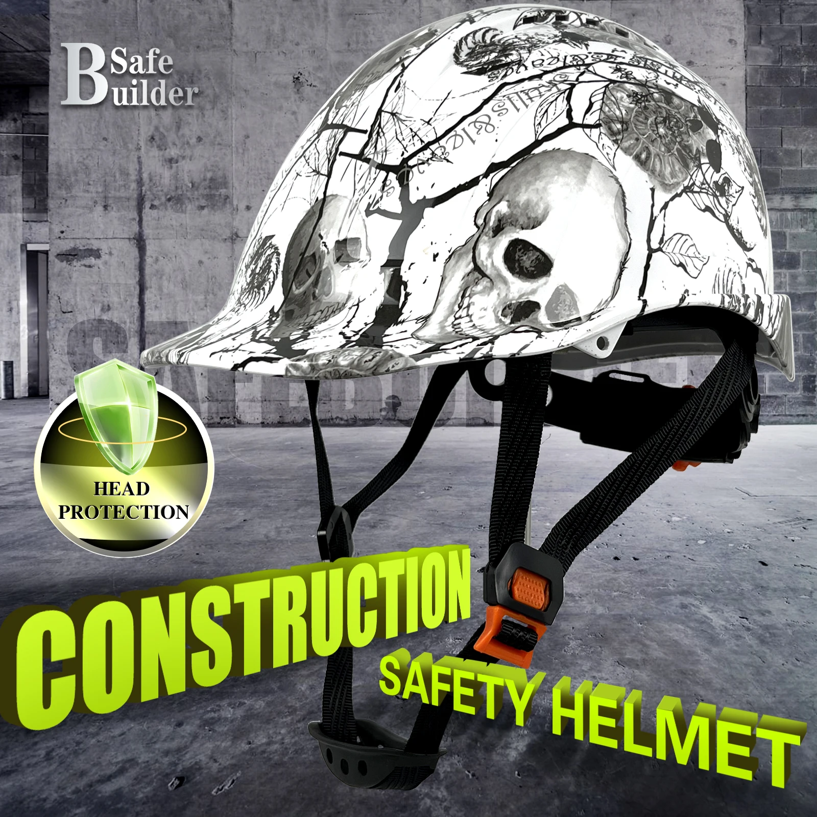 DSQ20X CE Safety Helmet Vented Construction Hard Hat For Engineer Work Caps For Men ANSI Industrial Head Protection