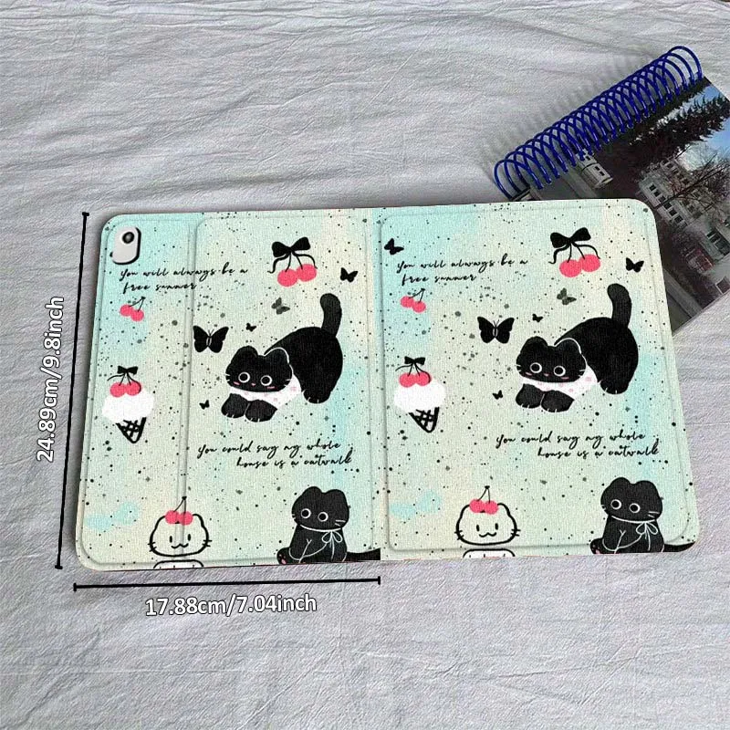 

Interesting Black Cat Pattern For iPad Air Mini 9.7 2 4 5 11 6th 7th gen 13 3 1 2 4 5 6 7 7.9 10.9 10.5 Inch Tablet Case