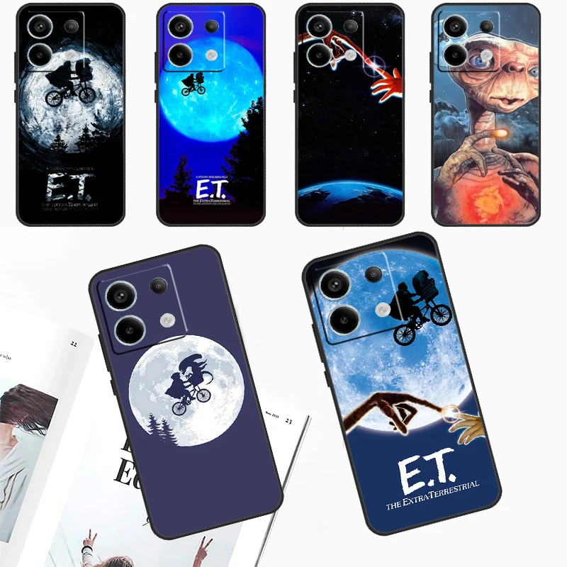 E.T. The Extra Terrestrial Movie Phone Case For Redmi Note 13 9 10 11 12 Pro Plus 10S 11S 12S Redmi 12 9C 10C 12C 13C Cover