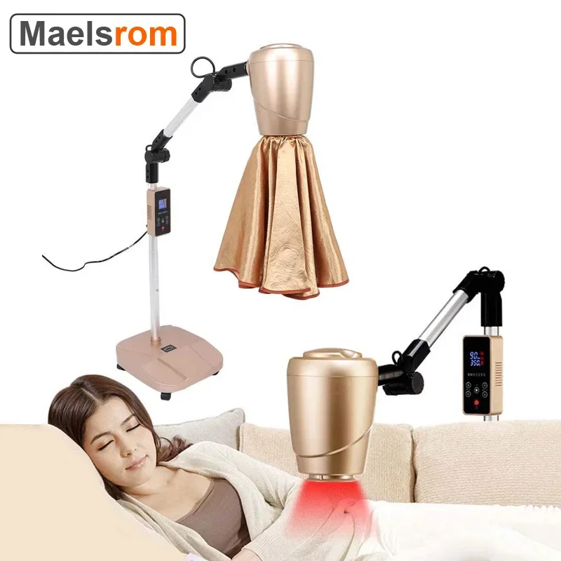 Smart Moxibustion Moxa Floor Stand Lamp Red LED Thermotherapy Lamp Massager for Relieve Joint Muscle Pain Anti Aging