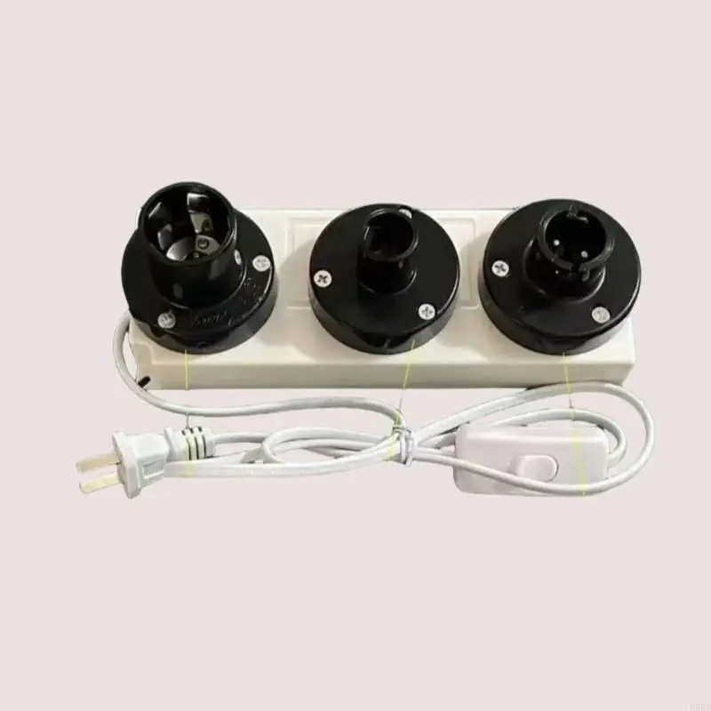 Commutateurs muraux rotatifs D5BB E27 + E14 + B22 Prise test rapide rapide pour le magasin Home Store