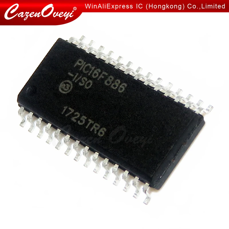 

5pcs/lot PIC16F886-I/SO PIC16F886 SOP-28 In Stock