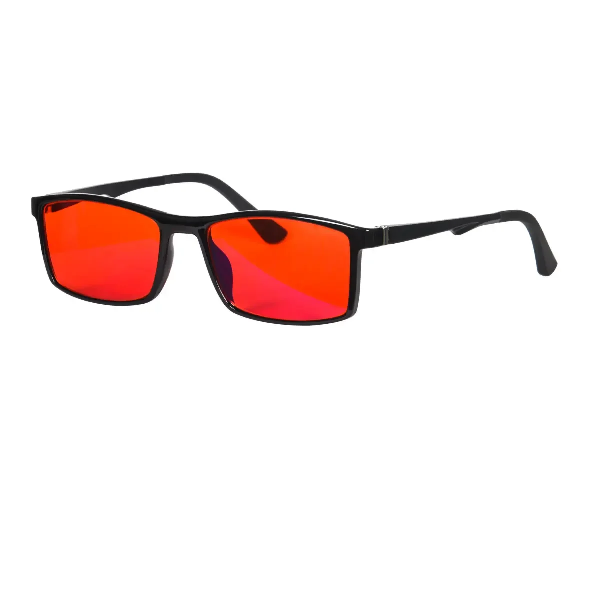 SHINU Blue Light Blocking Glasses Men Red Orange Lenses TR90 frame aluminium temples computer glasses men for goodsleep  custom