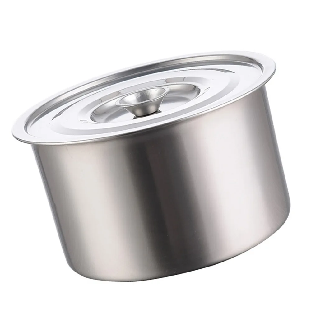 Stainless steel kitchenware non-magnetic cup seasoning box soup cup container seasoning basin beating egg basin stew cup trumpet