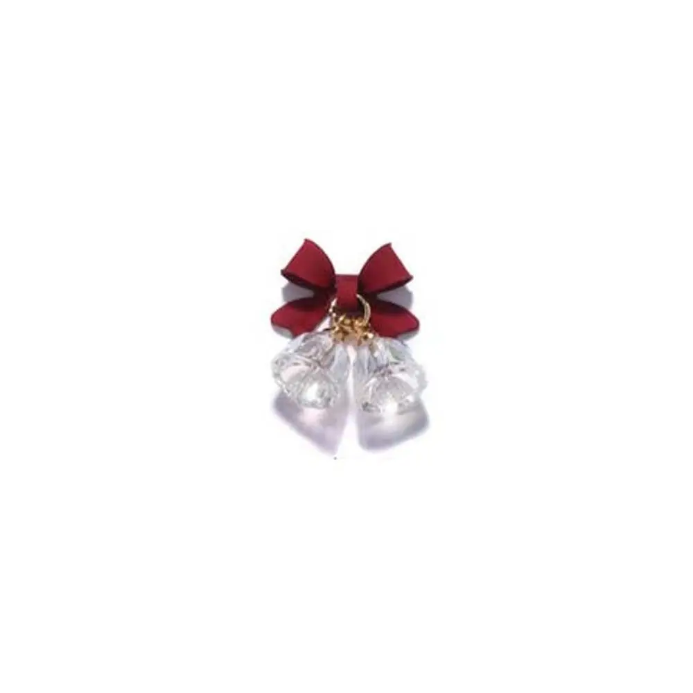 

Nail Ornament Manicure Accessories Christmas Nail Drills Christmas Nail Decorations Bow Nail Rhinestones 3D Nail Jewelry
