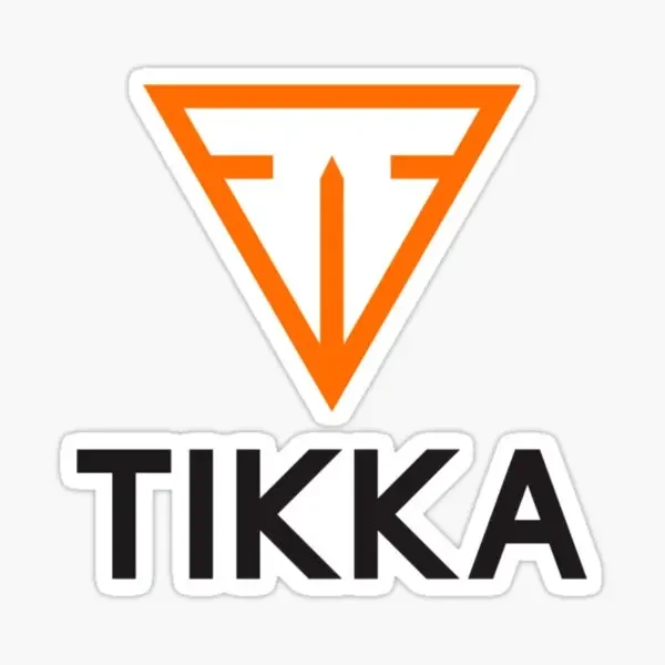 Tikka armas de fuego 5 uds pegatinas para botellas de agua decoración de fondo impresión Anime pared del hogar 5 uds pegatinas parachoques sala de estar equipaje