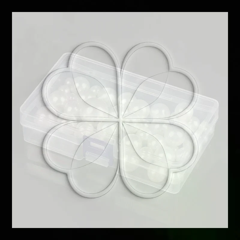 Square Plastic Transparent Storage Box Jewelry Beads Container Fishing Tools Accessories Box Small Items Sundries Organizer Case
