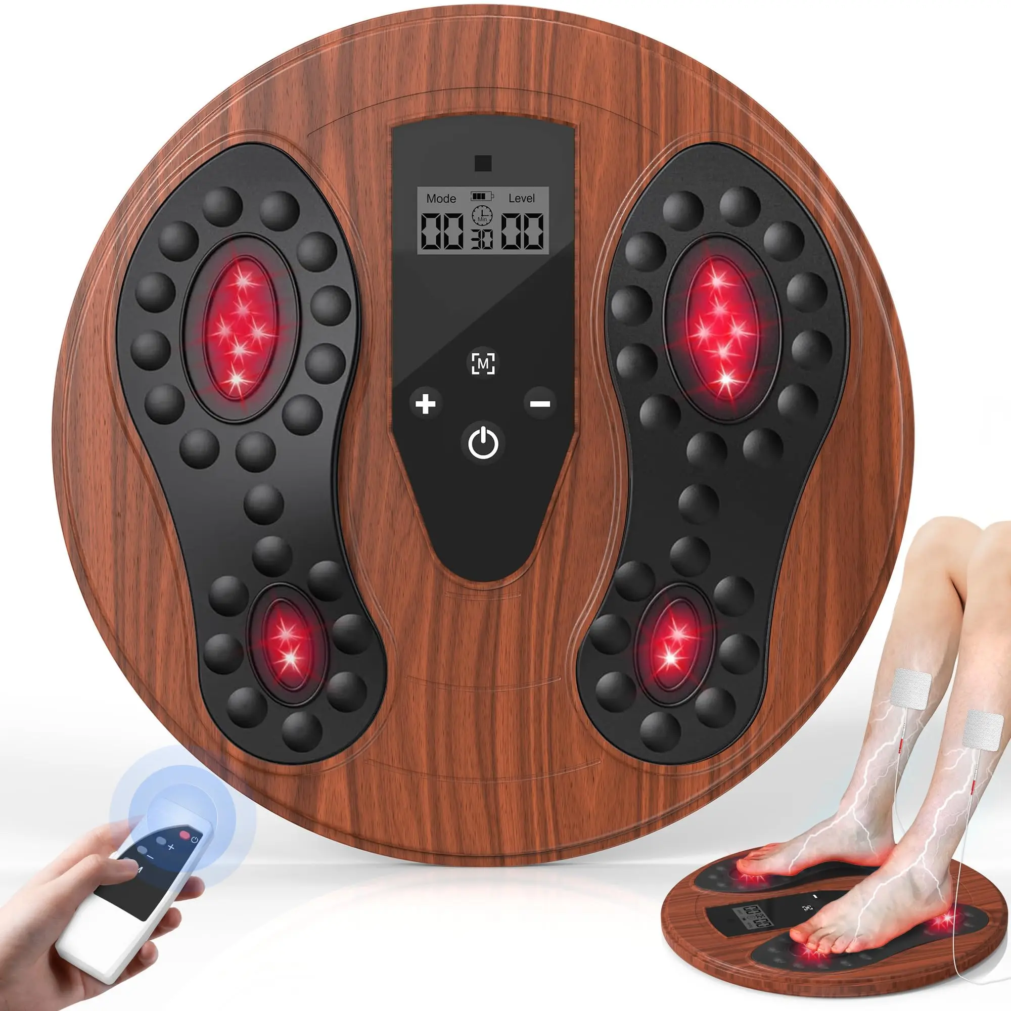 Infrared EMS Foot Massager Blood Flow Booster for Feet & Ankles, Arthritis & Plantar Fasciitis Relief, Factory Direct