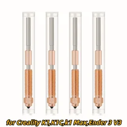 Per Creality K1 Max Ender-3 V3 ugello stampa ad alto flusso ugelli K1C bimetallico rame titanio All-in-one Kit ugello a scambio rapido