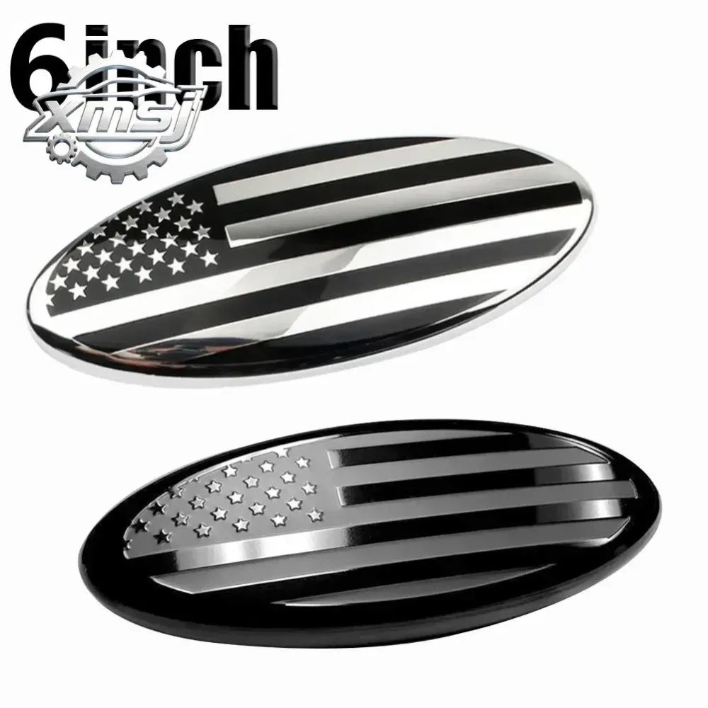 Carhome, rejilla lantera  6 pulgadas, banra americana, puerta trasera, emblema ovalado, placa  intificación para Ford F150 F350,