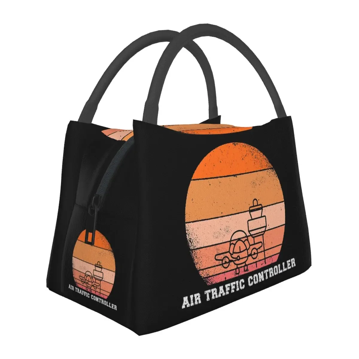 

Air Traffic Controller Lunch Bags Insulated Bento Box Waterproof Lunch Tote Picnic Bags Cooler Thermal Bag for Woman Girl Office