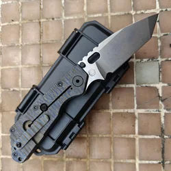 JUFULE Carve Strider Logo Tanto SMF AUS10 Blade TC4 Titanium Handle Copper Washer Folding Knife Camping Hunting Outdoor EDC Tool