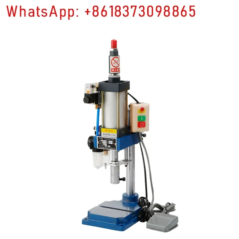 Bench Pneumatic Press Pneumatic Punch 110/220V Mechanical Press Pneumatic Machinery Punching