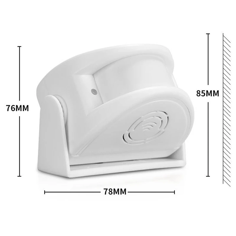 Wireless Guest Alarm Door Bell PIR Motion Sensor Bell For Shop Entry Company Security Protection Alarm Doorbell