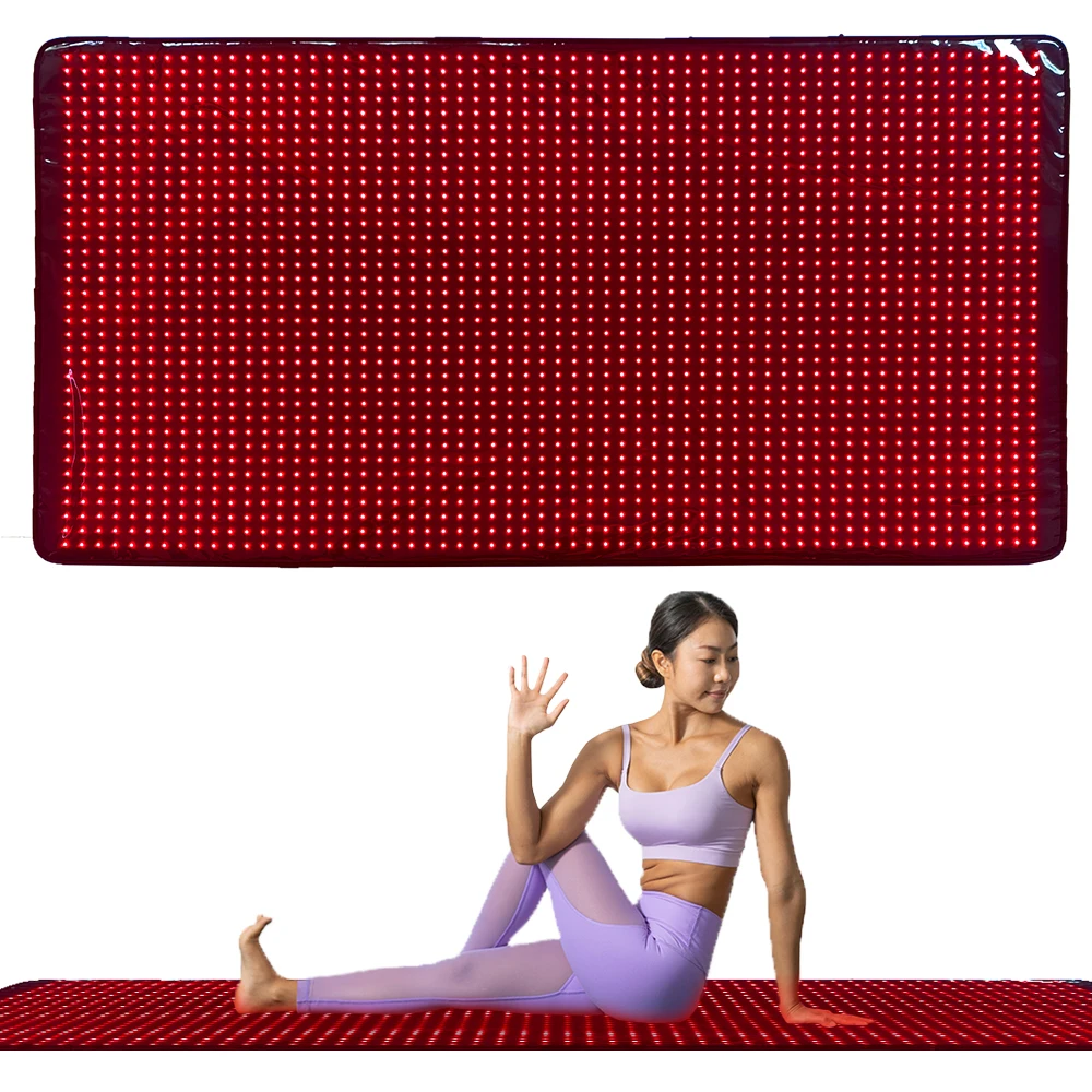 

Shanglaite Large Size Home Spa Infrared Therapy Blanket with Red Light Far Infrared Mat for Body Pain Relief Hand Held