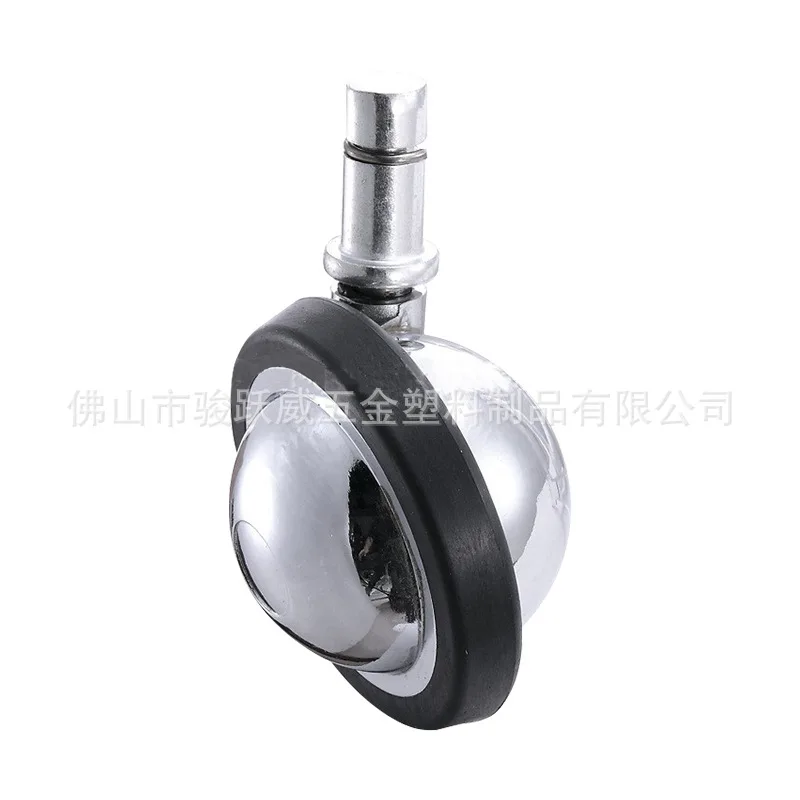 5 PCs Universal Zinc Plastic Ball Caster, Roller Wheel for Furniture, Office Chairs, Swivel Trolleys, 2 in