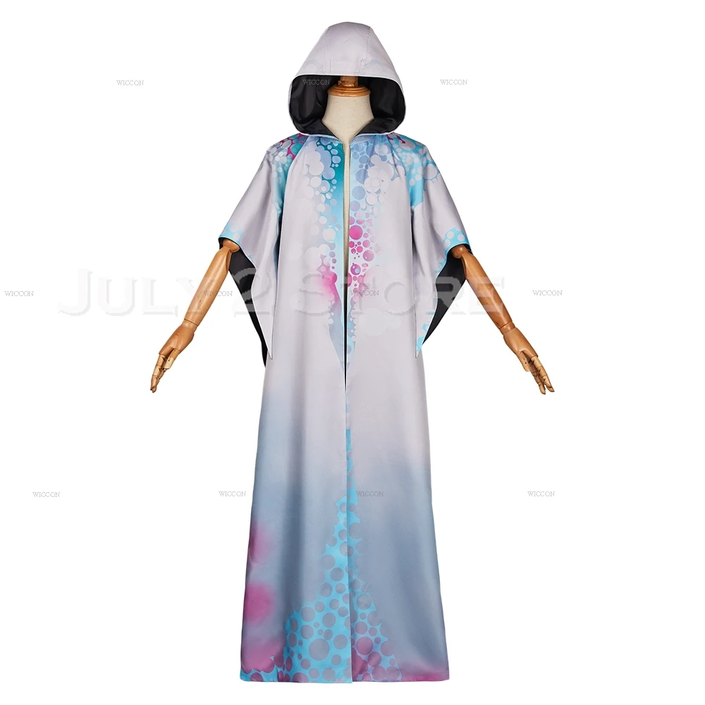 Anime Arcane S2 Viktor Cosplay Costume Colorful Cloak Cape Wig Hextech Outfits Halloween Hooded Carnival Fancy Disguise Clothes