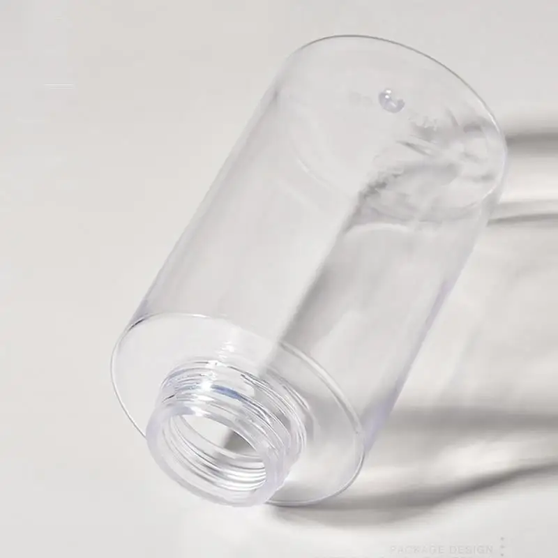 Botellas de viaje, dispensador de botellas con bomba transparente, artículos portátiles, suministros de maquillaje útiles, botella de bombeo con prensa de cosméticos para mujer