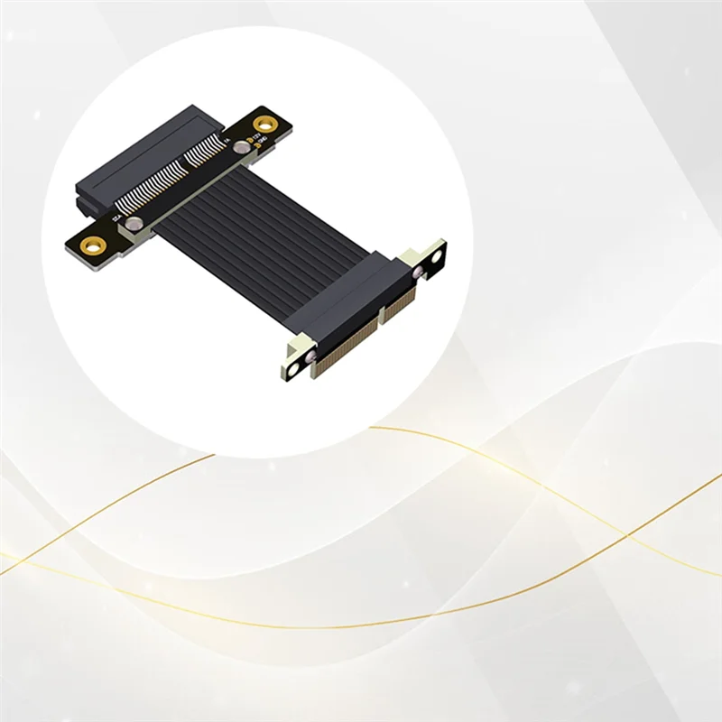PCI-E X4 إلى X4 تمديد كابل PCI Express Riser موسع محول محول دعم بطاقة الشبكة SSD بطاقة USB 10 سنتيمتر