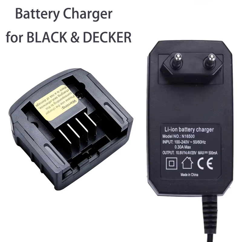 

LCS1620 Литий-никель-хромовый аккумулятор, зарядное устройство для BLACK & DECKER 20 В для LBX4020 LB2X4020 LBXR20, вилка США/ЕС