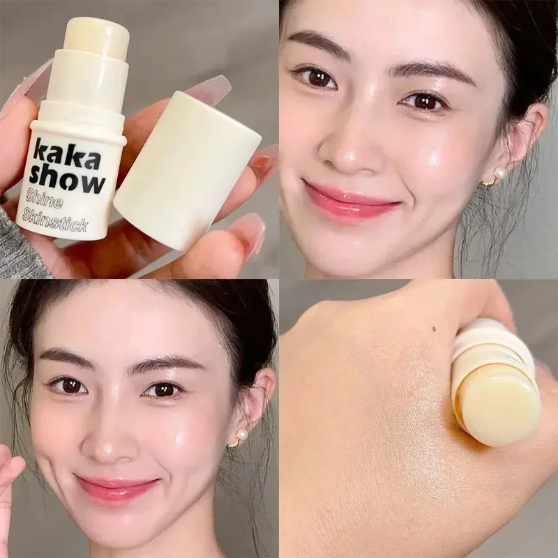 Water Light Highlighter Blush Stick ธรรมชาติ Shimmer ยาวนานกันน้ํา Face Eye Contour Illuminator Rouge แต่งหน้าเกาหลี