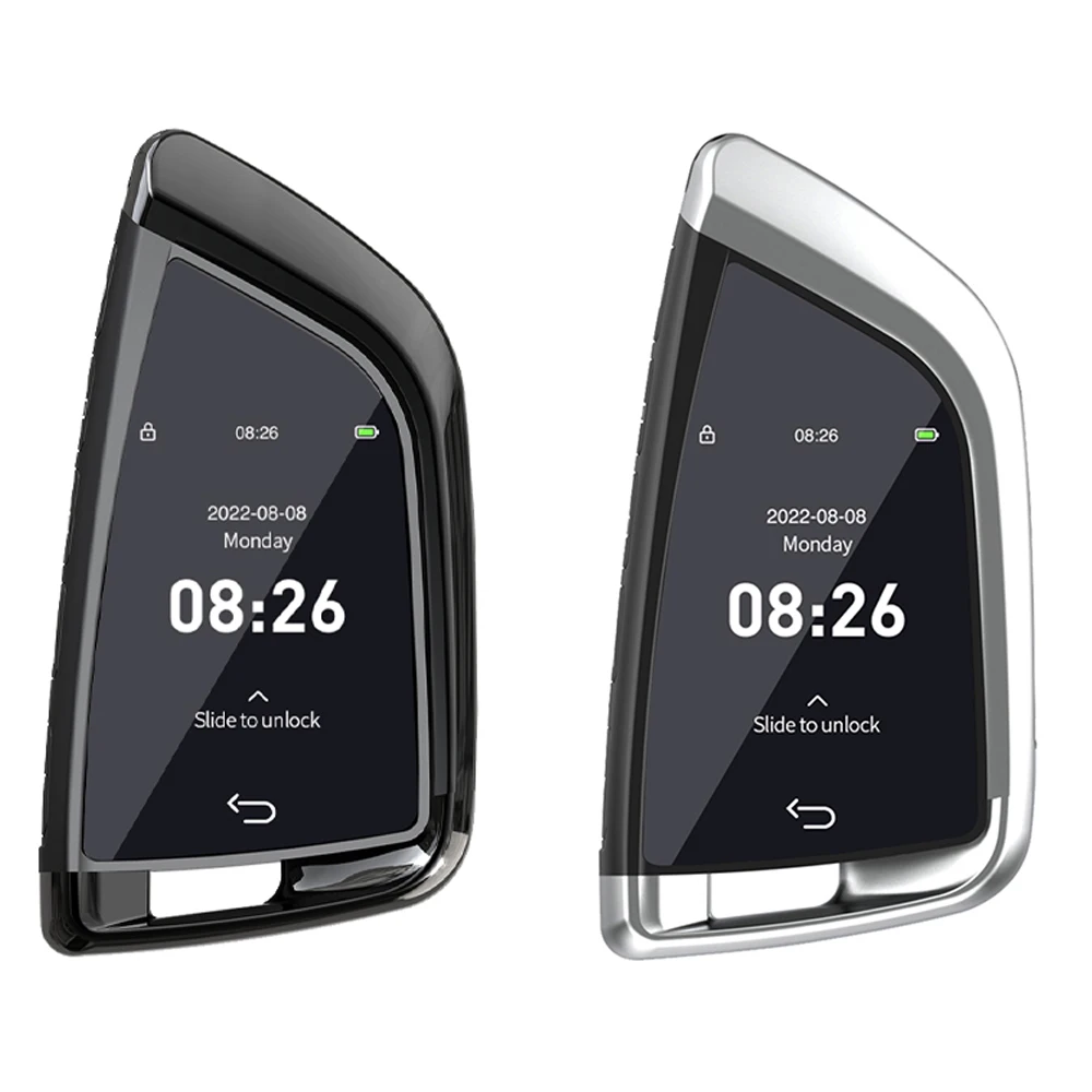 

CF568 Universal Remote Smart Car Key with On-BD Modified Remote Smart Key LCD Touch Screen for Start and Stop Engine Button Cars