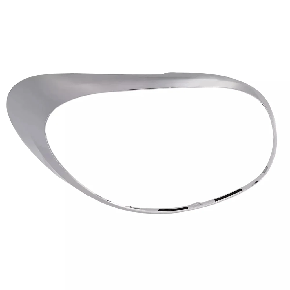 

For Fiat 500L 2014-20 Replacement Lamp Ring Taillight Trim Ring Silver Chrome Practical Design Easy Installation